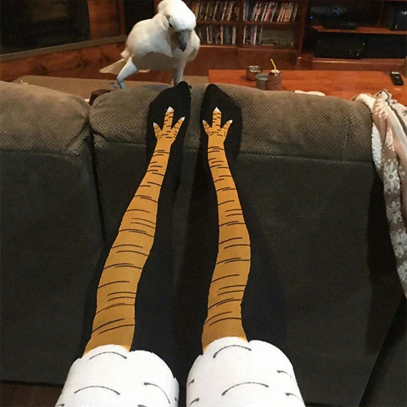 Funny 3D Chicken Socks Print
